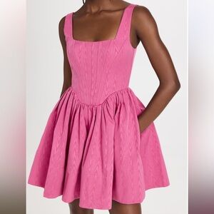 STAUD Landscape Corset Dress